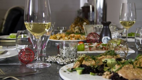 Festive fare: Impress your relatives with this Christmas seafood feast.