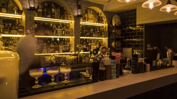 Speakeasy style: The Powder Keg brings a touch of the stiff upper lip to Kellet Street.