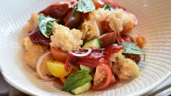 The Carrington's panzanella salad.