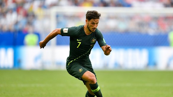 Best on ground: Mat Leckie was sensational for Australia.