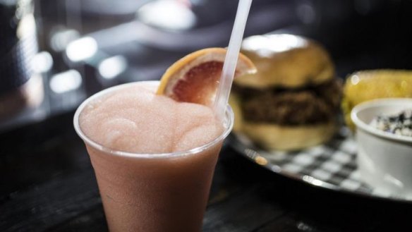Slushies come with Hennessy and cherry Coke, or as a non-alcoholic version.