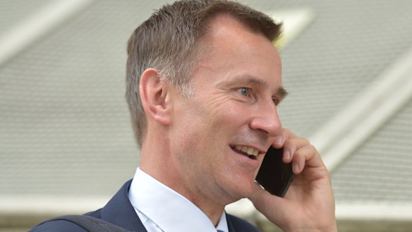 Incoming UK Foreign Secretary Jeremy Hunt
