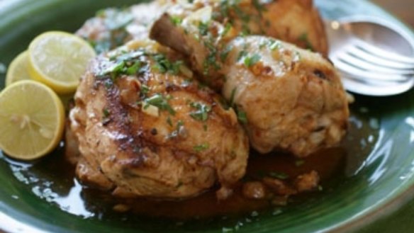 Chicken with preserved lemon