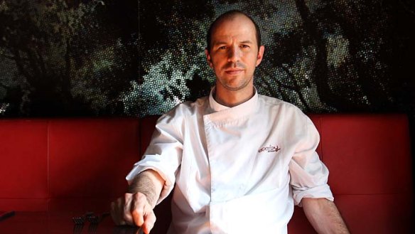 Possibilities: Bentley chef Brent Savage isn't giving anything away.