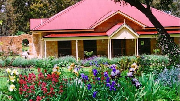 Remaking history ... Mt Haven B&B has a faux sandstone exterior.