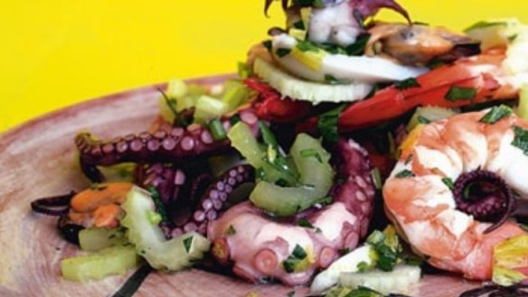 Seafood salad, Calabrian style