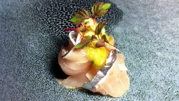 Shime sawara, one of the creations by owner and restaurateur Danielle Gjestland.