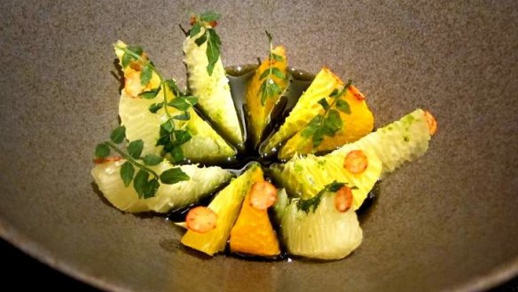 Assorted Japanese citrus and long pepper.