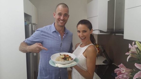 Rachael Finch sizzles in the kitchen
