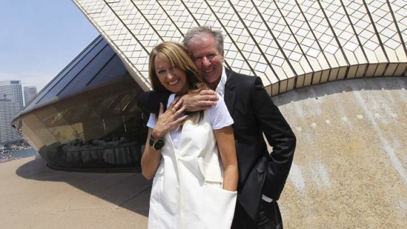 Sunk deal: Sharon and Frank Van Haandel outside the restaurant at the Sydney Opera House.