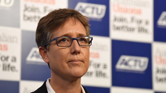 ACTU Secretary Sally McManus.