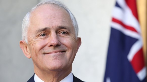 Prime Minister Malcolm Turnbull during a press conference at Parliament House in Canberra in April.