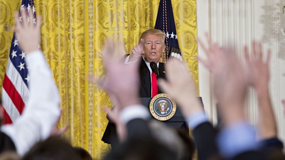 Donald Trump's 75-minute press conference.