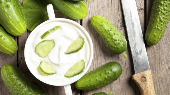 Slice of heaven: Summer cucumbers are classic fare.