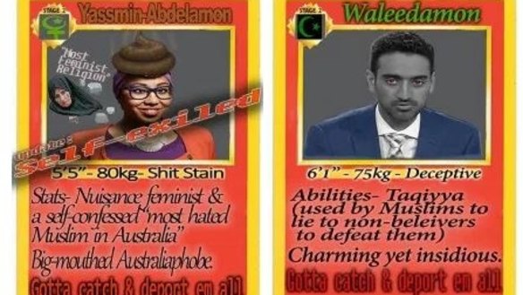 Yassmin Abdel-Magied being targeted in a racist campaign.