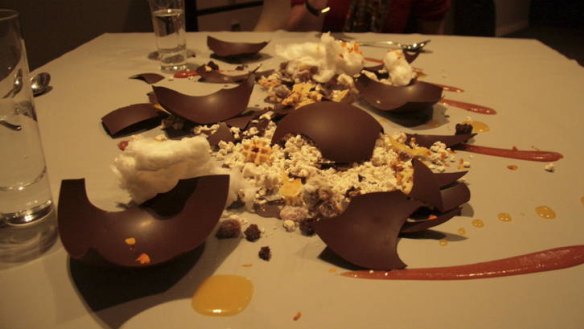 Dessert at Alinea.