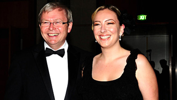 Rudds daughter defends her 'cut down' dad