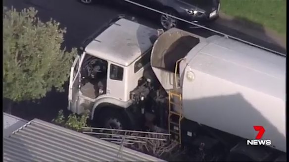 A garbage collector is "distressed" after finding a body in his garbage truck.