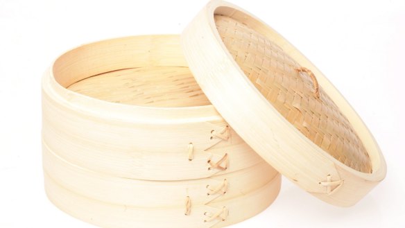 Bargain: bamboo steamer baskets.