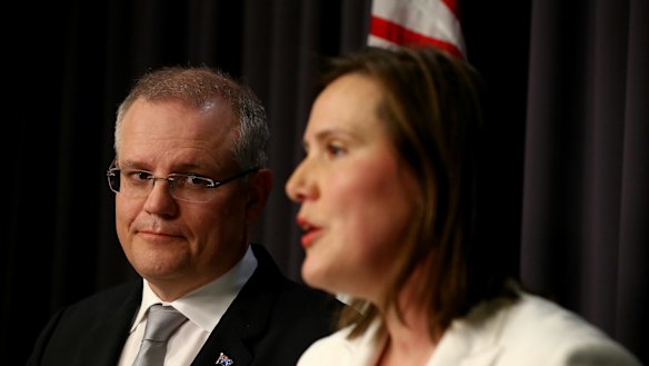 Treasurer Scott Morrison and Assistant Tresaurer Kelly O'Dwyer have thrown tax cuts at small business ahead of the federal election.