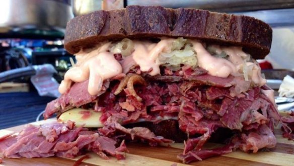 Much more than a mouthful: The "massive Reuben".