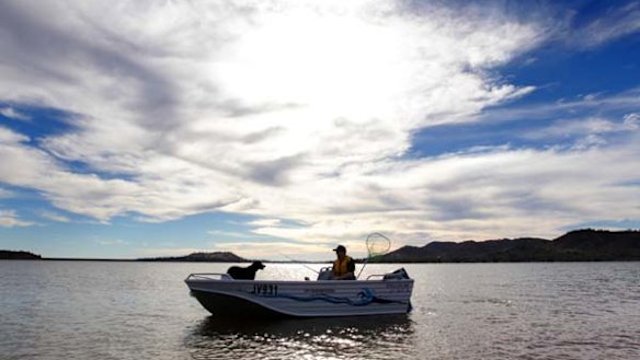Reel McCoy ... Lake Hume has been transformed from dust bowl to angler's playground.