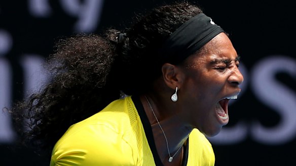 Serena Williams wins.