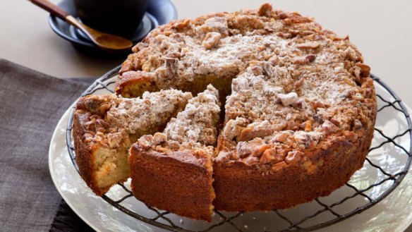 Coffee crumble cake.