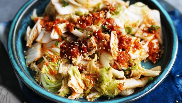 Spice up the Korean kimchi.