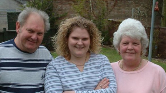 Daughter of science ... John and Lesley Brown with their eldest daughter and IVF revelation, Louise, in 2003.