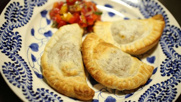 Light, flaky empanadas.