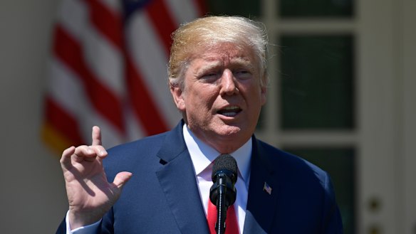 US President Donald Trump 