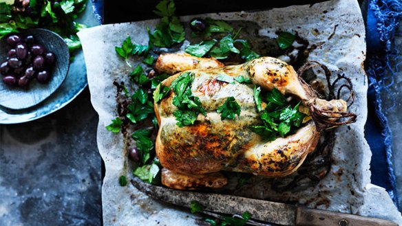 Simply sensational roast tarragon chicken: Centrepiece for a lovely lunch or family dinner.