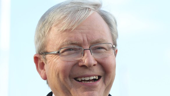 Kevin Rudd had threatened legal action over the report on the cabinet files.