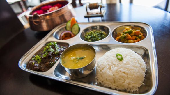 Khasi ko Nepali thali.