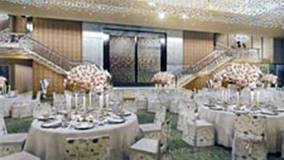 The home's ballroom.