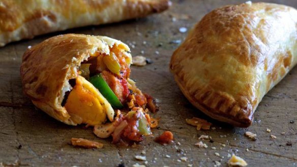 Tuna, olive and egg empanadas; great for a picnic or to get a party started.