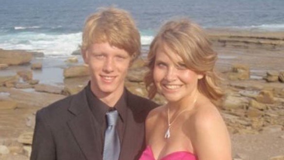 Electrocuted ... Jake Flannery, with a friend.