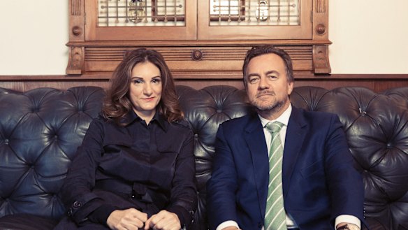 "We're not going to have the surprises that we had last year" ... STW communications chief executive Mike Connaghan (right) with chief strategy officier Rose Herceg.