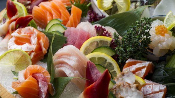 The sashimi platter is highly recommended.