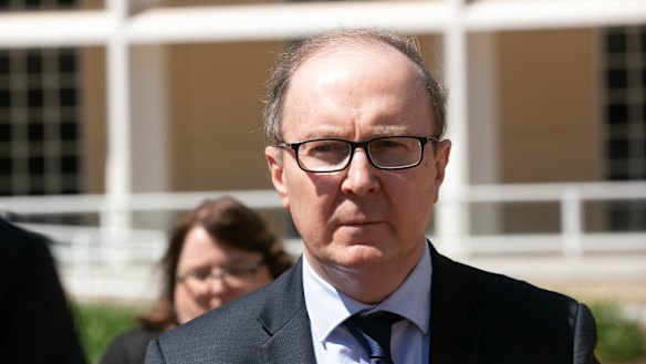 Russell Howden the director of  Select AFSL Pty Ltd after giving evidence at the royal commission in Darwin earlier this month. 