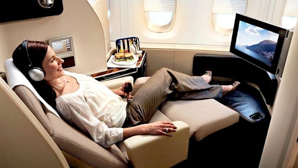 A sneak peek into first class