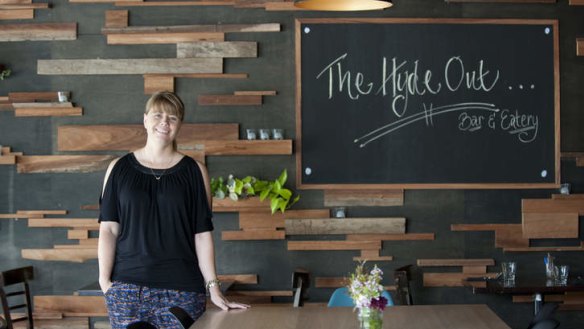 Co-owner Brooke Lambert wants the Hyde Out to be 'a place for locals to come in to escape for a while'.