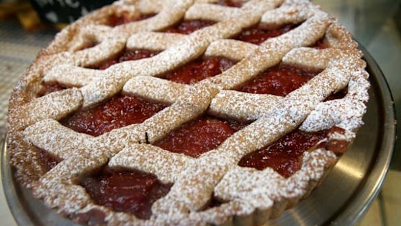 Linzertorte, $5 a piece.