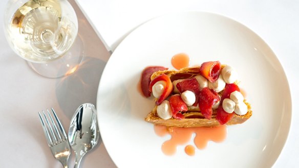 French fancy: Luxembourg's spiced quince millefeuille.