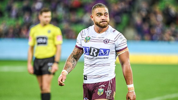 Six weeks out: Dylan Walker was confirmed to have a broken eye socket. 