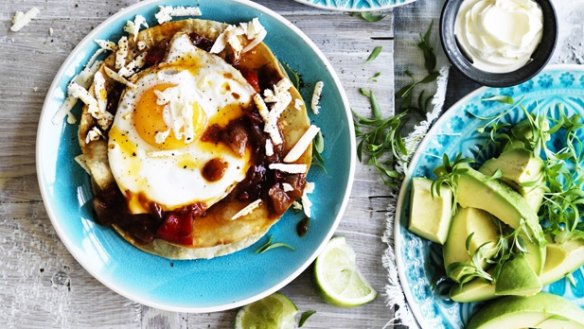 Neil Perry's take on Mexico's breakfast favourite, huevos rancheros.