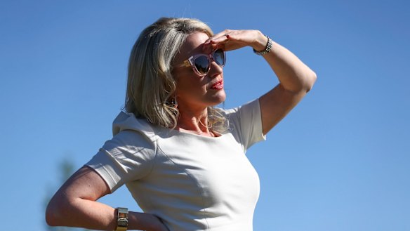 Chloe Shorten in Brisbane on Thursday.