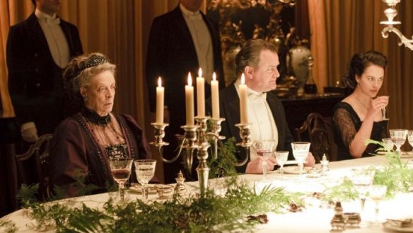 The cast of Downton Abbey must be able to serve themselves.