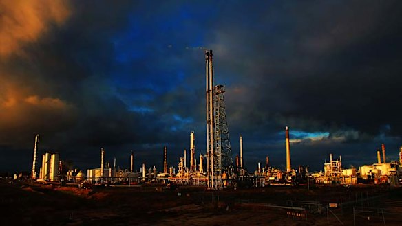Viva Energy's refinery in Geelong, Victoria.  